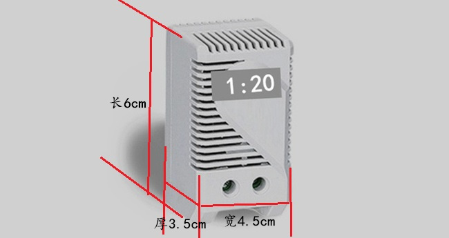 恒溫控制器尺寸設(shè)計(jì)